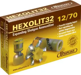 Патрон D Dupleks Hexolit 32 кал. 12/70 куля Hexolit маса 32 г