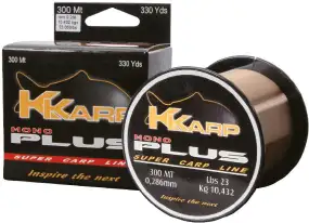 Волосінь Trabucco K-Karp Mono Plus 300m 0.286mm 10.43kg