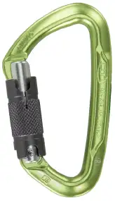 Карабин Climbing Technology Lime WG Twistlock Green/Grey