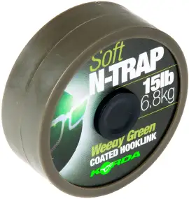 Повідковий матеріал Korda N-Trap Soft 20m 20lb Weedy Green