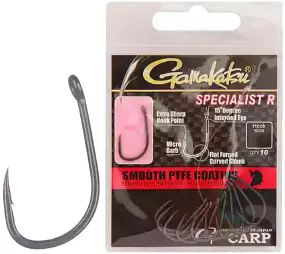 Крючок карповый Gamakatsu G-Carp Specialist R №02 (10шт/уп) ц:grey