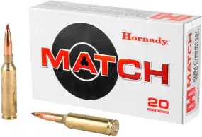 Патрон Hornady Match кал. 6 mm Creedmoor пуля ELD Match масса 108 гр (7 г)
