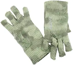Перчатки Simms Ultra-Wool Core 3-Finger Liner Hex Camo Loden