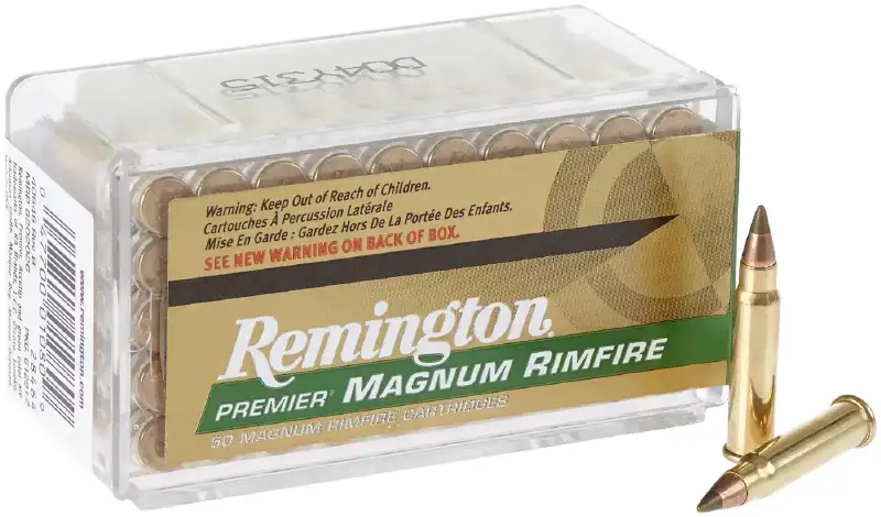 Патрон Remington Premier Magnum Rimfire кал .17 HMR куля AccuTip-V Boat Tail маса 17 гр (1.1 г)