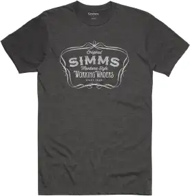 Футболка Simms Montana Style T-Shirt Charcoal