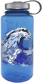 Бутылка Nalgene Wide Mouth Sustain Water Bottle 1L Water Blue