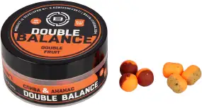 Бойлы Brain Double Balance Double Fruit (cлива + ананас) 10+8х12mm