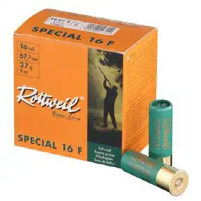 Патрон Rottweil Special 16 F кал.16/67,5 дробь №7 (2,5 мм) навеска 27 г