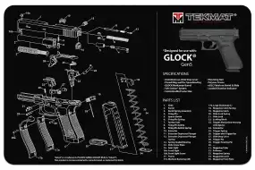 Килимок для зброї Tekmat Glock Gen5