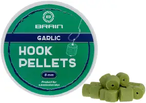 Пеллетс Brain Hook Pellets Garlic (чеснок) 8mm 70g