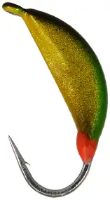 Мормышка вольфрамовая Fishing ROI Супер банан фарбований 3.5mm 0.99g Y-YA1