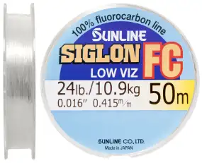 Флюорокарбон Sunline Siglon FC 50m 0.415mm 10.9kg поводковый