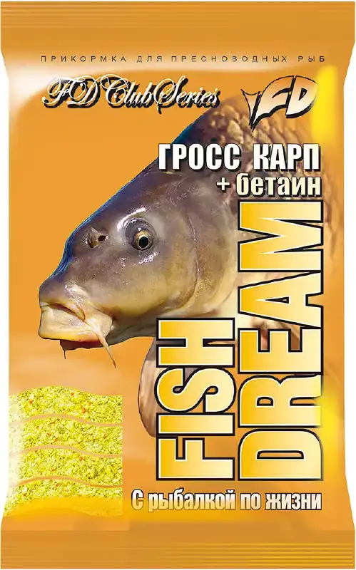 Прикормка Fish Dream Club Гросс Карп 0.8кг