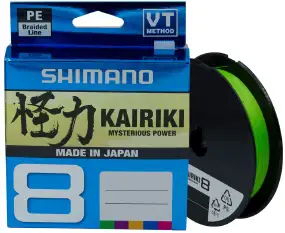 Шнур Shimano Kairiki 8 PE (Mantis Green) 150m