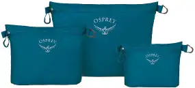 Сумка Osprey Ultralight Zipper Sack Set Набір Large Medium Small Waterfront Blue