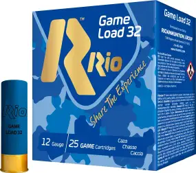 Патрон RIO Load Game-32 NEW кал. 12/70 дріб №000 (4.75 мм) наважка 32 г