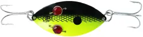Блесна Dardevle by Eppinger Red Eye Wiggler 75mm 28.0g Chartreuse and Black