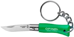 Нож Opinel Keychain №2 Inox. Цвет - зеленый