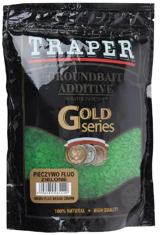 Добавка Traper Gold Series Pieczywo Fluo Green 400g