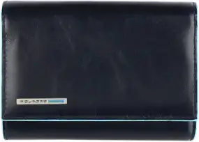 Кошелек Piquadro Blue Square women’s wallet with rear money pocket Small Navy blue