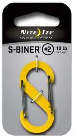 Карабін Nite Ize NI790 Plastic S-Biner Size 2 Yellow
