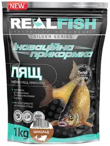 Прикормка Real Fish Silver Series Лящ Шоколад 1kg