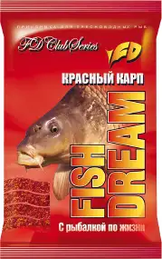 Прикормка Fish Dream Club Червоний Короп 0.8кг