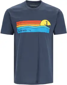 Футболка Simms Sunset T-Shirt Navy Heather