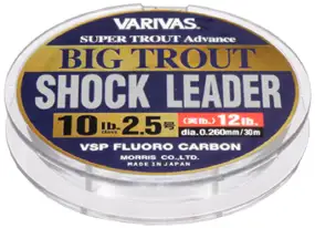 Флюорокарбон Varivas Big Trout Shock Leader VSP Fluro 16lb 0.330mm