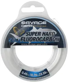 Флюорокарбон Savage Gear Super Hard 50m 0.45mm 10.70kg Clear