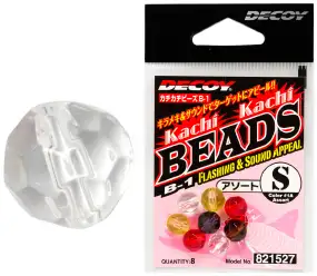 Намистина Decoy B-1 Kachi-Kachi Beads S (9 шт/уп) к:прозорий