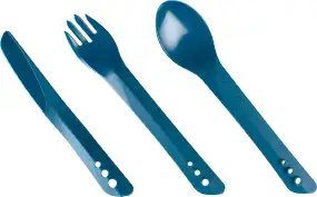 Набор столовых приборов Lifeventure Ellipse Cutlery Set. Navy blue