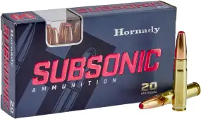 Патрон Hornady Subsonic кал. 300 Whisper/Blackout куля Sub-X маса 190 гр (12.3 г) дозвуковий