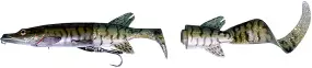 Воблер Savage Gear 3D Hybrid Pike 170SS 170mm 45.0g #07 Green Silver Pike