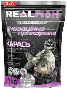 Прикормка Real Fish Silver Series Карась Чеснок 1kg
