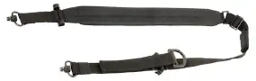 Ремінь рушничний Leapers Bolla 2/1-точечный з QD-антабками Чорний