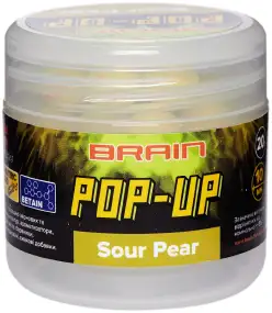 Бойлы Brain Pop-Up F1 Sour Pear (груша) 12mm 15g