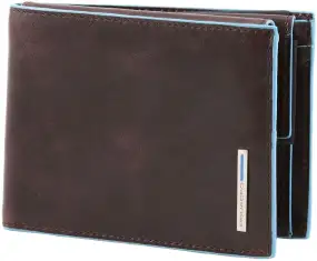 Кошелек Piquadro Blue Square Men’s wallet with flip up id window Cognac