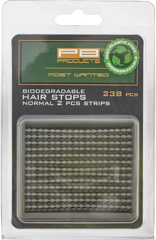 Стопори для бойлів PB Products Bio-degradable Hair Stops Normal Rack 2pc