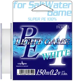 Шнур Yamatoyo PE Light Game 150m (White)