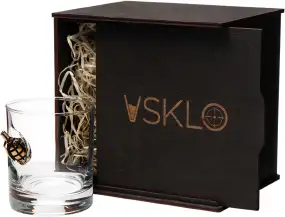 Стакан Vsklo с гранатой в упаковке