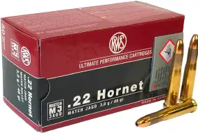 Патрон RWS кал .22 Hornet куля MJ маса MJ 3 г/ 46 гран