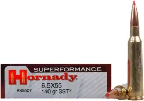 Патрон Hornady Superformance Match кал. 6.5x55 куля  SST маса 140 гр (9.1 г)