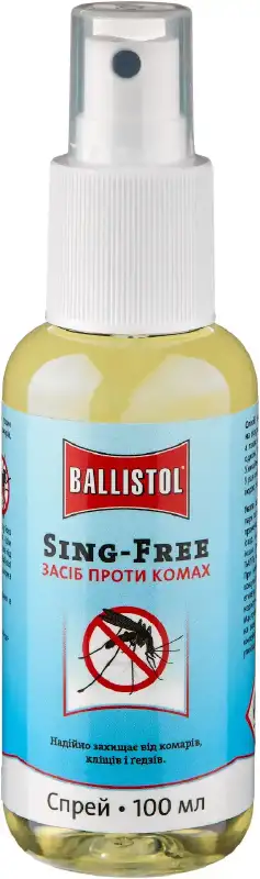 Аэрозоль Ballistol Sing-Free (от комаров и клещей) 100 мл