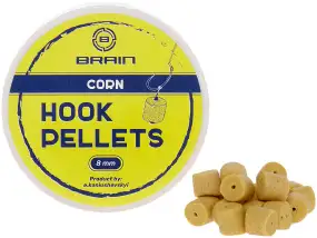 Пеллетс Brain Hook Pellets Corn (кукуруза) 16mm 70g