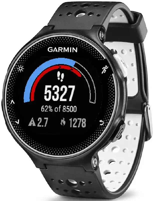 Часы Garmin Forerunner 230 Black & White с GPS навигатором ц:черный/белый
