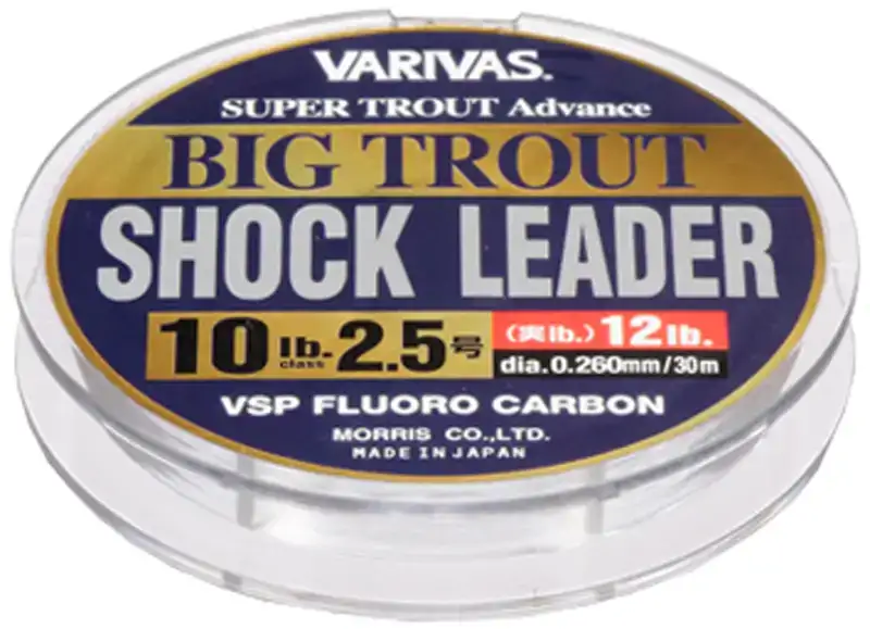 Флюорокарбон Varivas Big Trout Shock Leader VSP Fluro 20lb 0.370mm