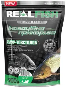 Прикормка Real Fish Silver Series Толстолоб-Амур Укроп 0.9kg