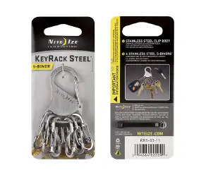 Органайзер для ключей Nite Ize Key Rack Steel-Stainless SBHLF