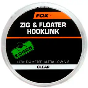 Поводковый материал Fox International Zig & Floater Hooklink 100м (Clear) 0.234mm 4.08kg